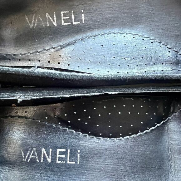 VanEli Thisbe Black Suede Flat Shoes w/ Pointed Toes & Bow Women's 6.5‎ M - Picture 15 of 15